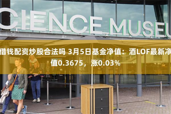 借钱配资炒股合法吗 3月5日基金净值：酒LOF最新净值0.3675，涨0.03%