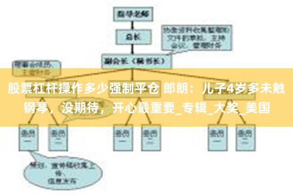 股票杠杆操作多少强制平仓 郎朗：儿子4岁多未触钢琴，没期待，开心最重要_专辑_大奖_美国